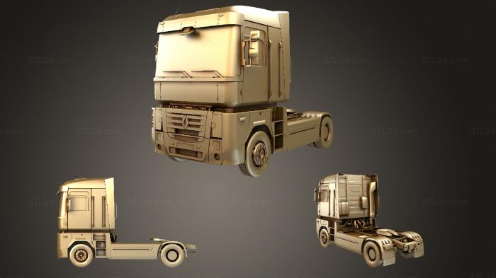 Vehicles (renault magnum, CARS_3260) 3D models for cnc
